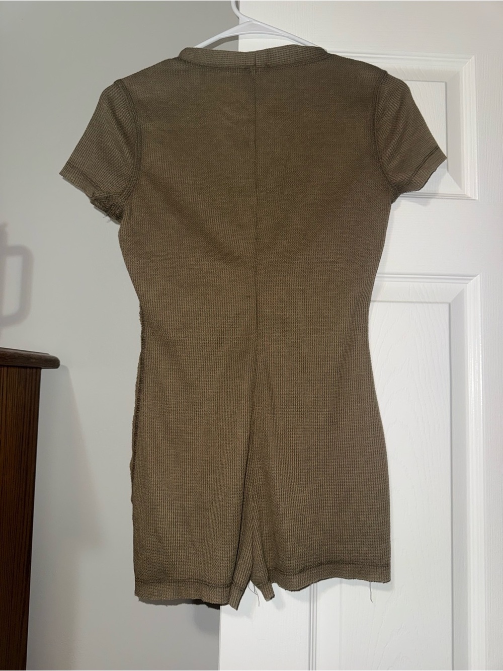 Free People Intimately Ribbed Henley Romper - Picture 2 of 4